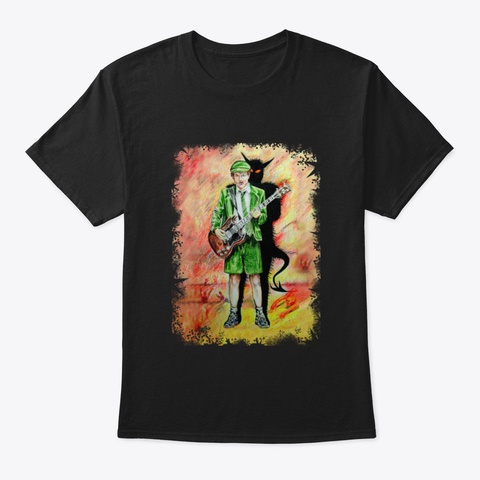 Back To Hell Black T-Shirt Front