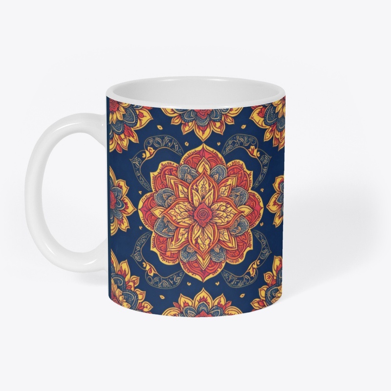 Yoga luxurious flower pattern