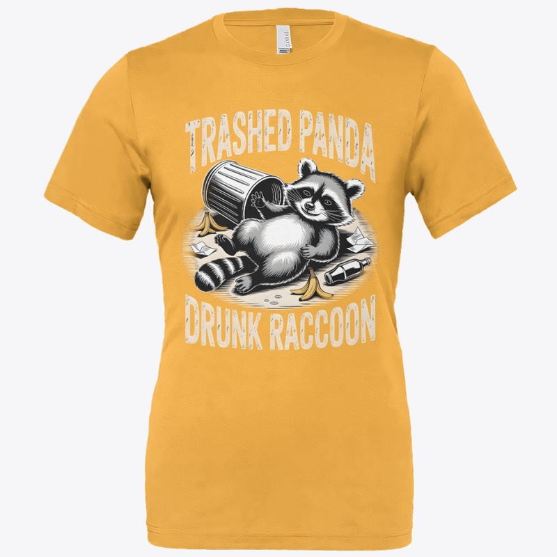 Trashed Panda – Drunk Raccoon Humor