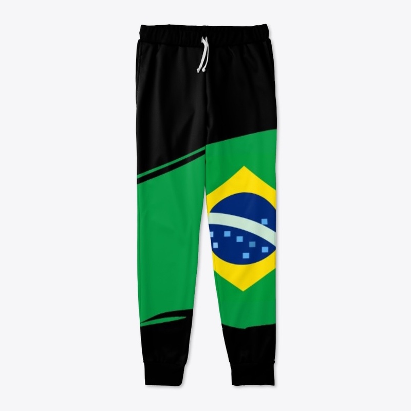 Brasil painted flag