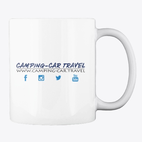 Mug Aire De Services Pour Camping Cars White T-Shirt Back