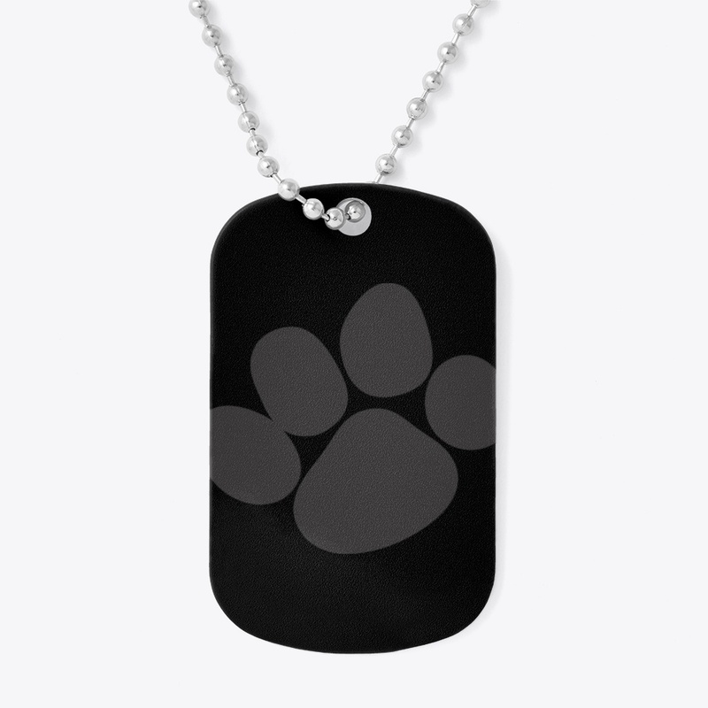 Classic Black Paw Print T-Shirt