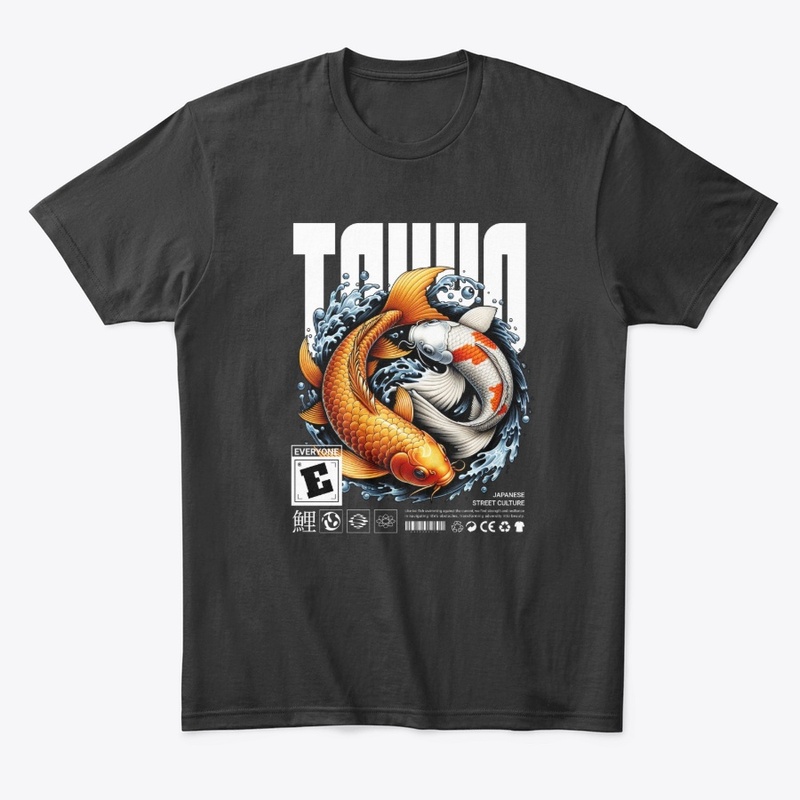 Koi Fish Tokyo Japan Graphic Merch