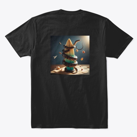 Jj Custom Black T-Shirt Back