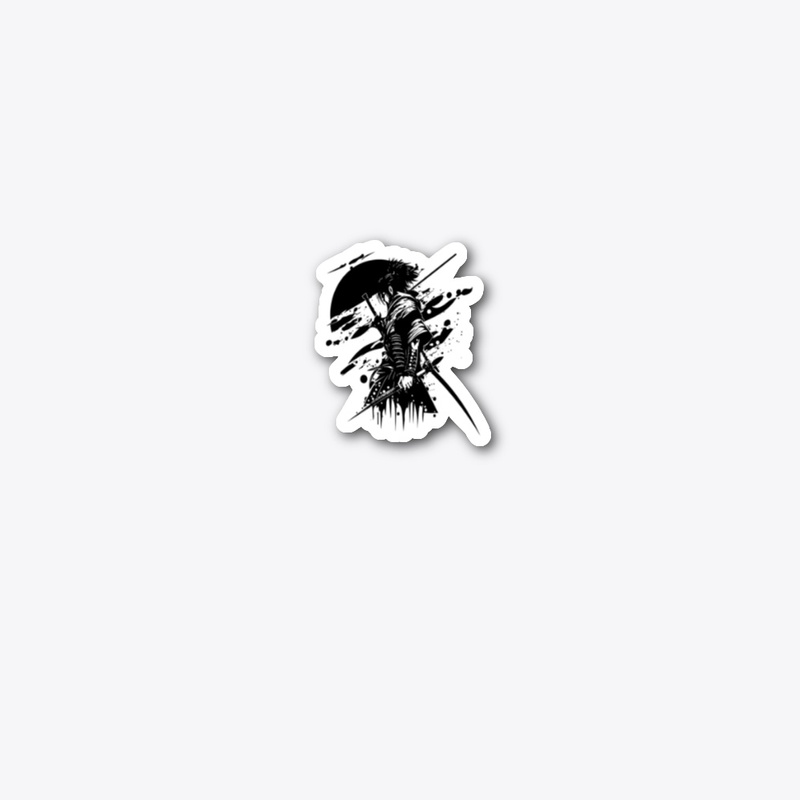 Lone Samurai Silhouette