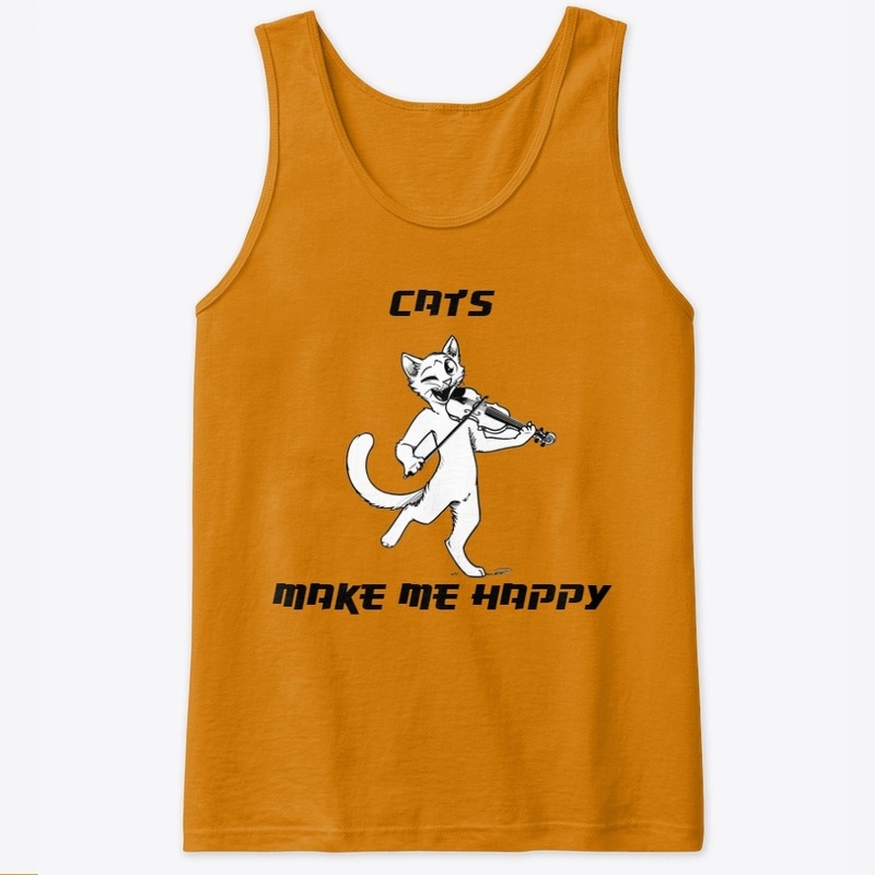 Cats make me happy