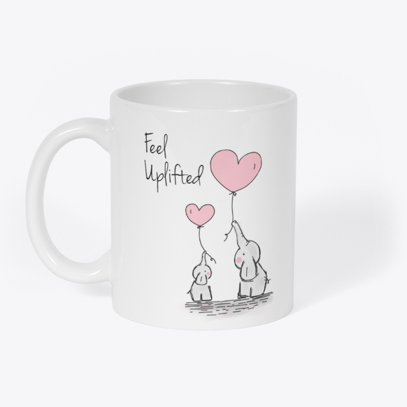 Feel Uplifted Elephant Mug