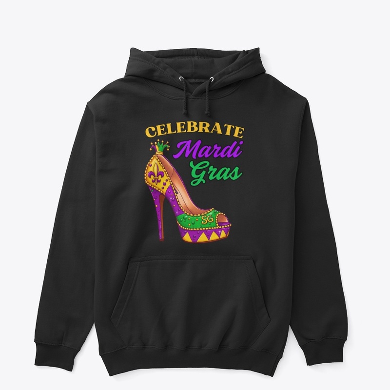 Mardi Gras Stiletto High Heel