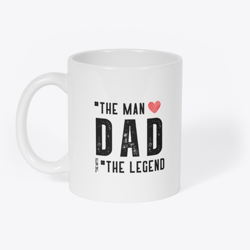    "Dad: The Legend Tee"