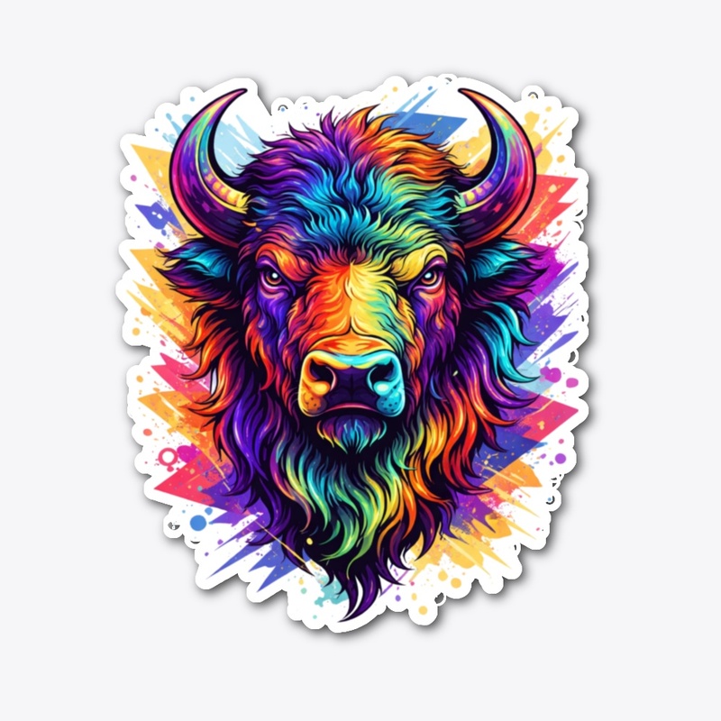 Inferno Creatures-Prismatic Buffalo 