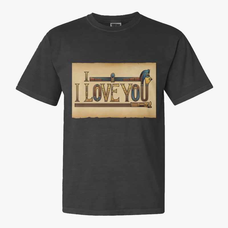  t shirt i love you