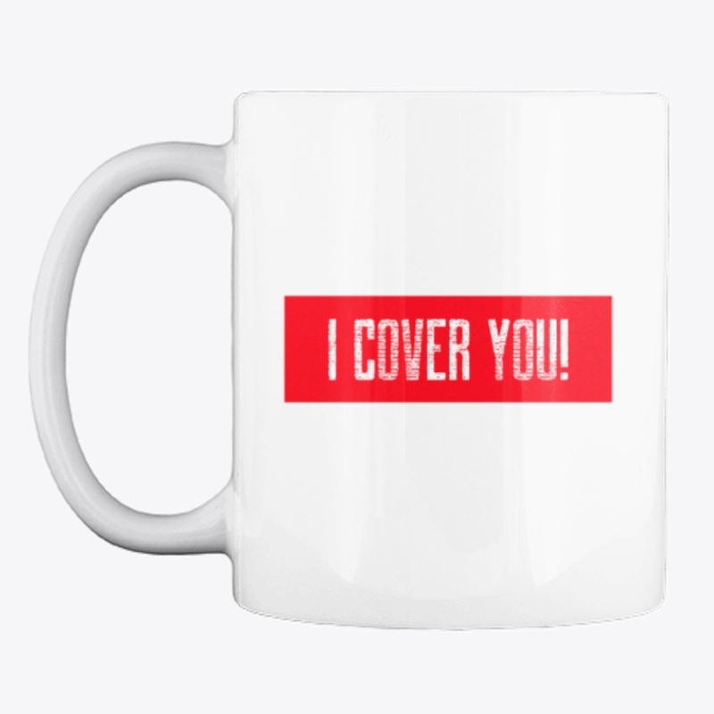 I cover you. quotes red background