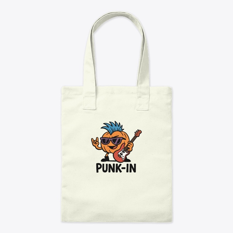 Cartoon Punk Rock Pumpkin Halloween