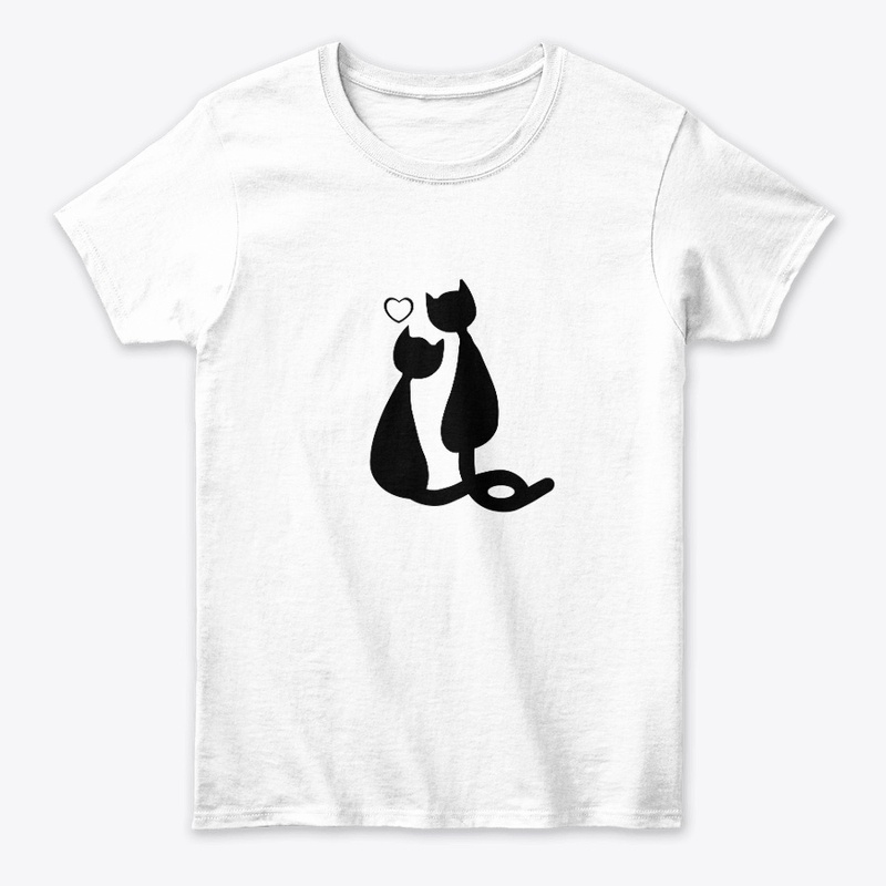 Couple Cat T-shirt Design