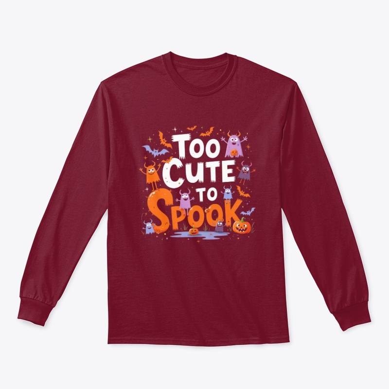 Too Cute to Spook Adorable Halloween Tee