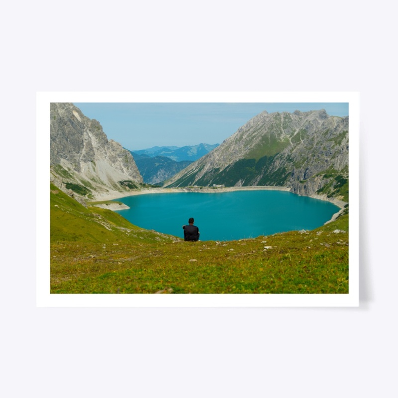Lunersee lake in Austria