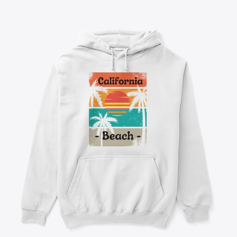 Dreamin Black & White Retro Beach Tee