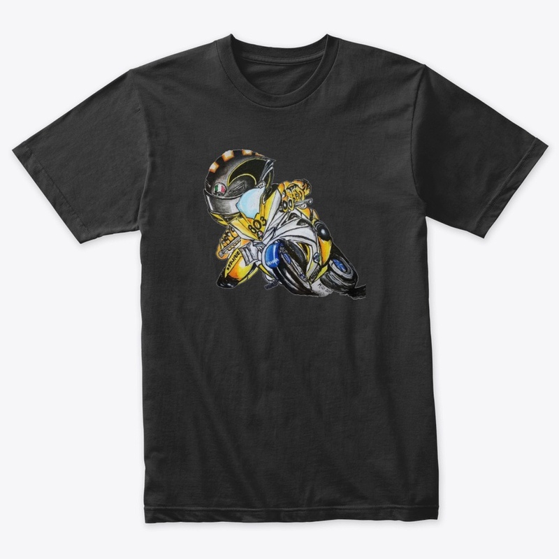 Cartoon racer tee