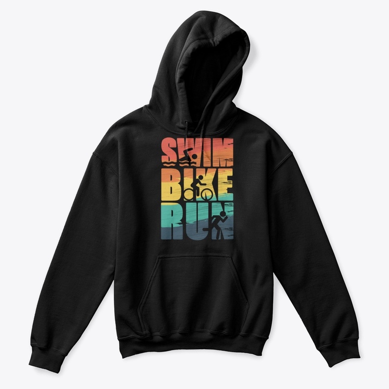 Triathlon Sports swim bike run T-Shirt