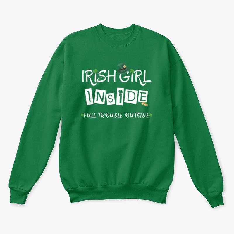 Irish girl inside -S.Patrick day
