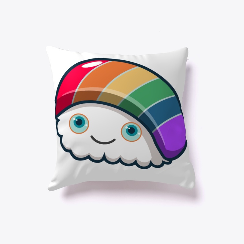 Om, Nom, Kawaii Rainbow Sushi Roll!