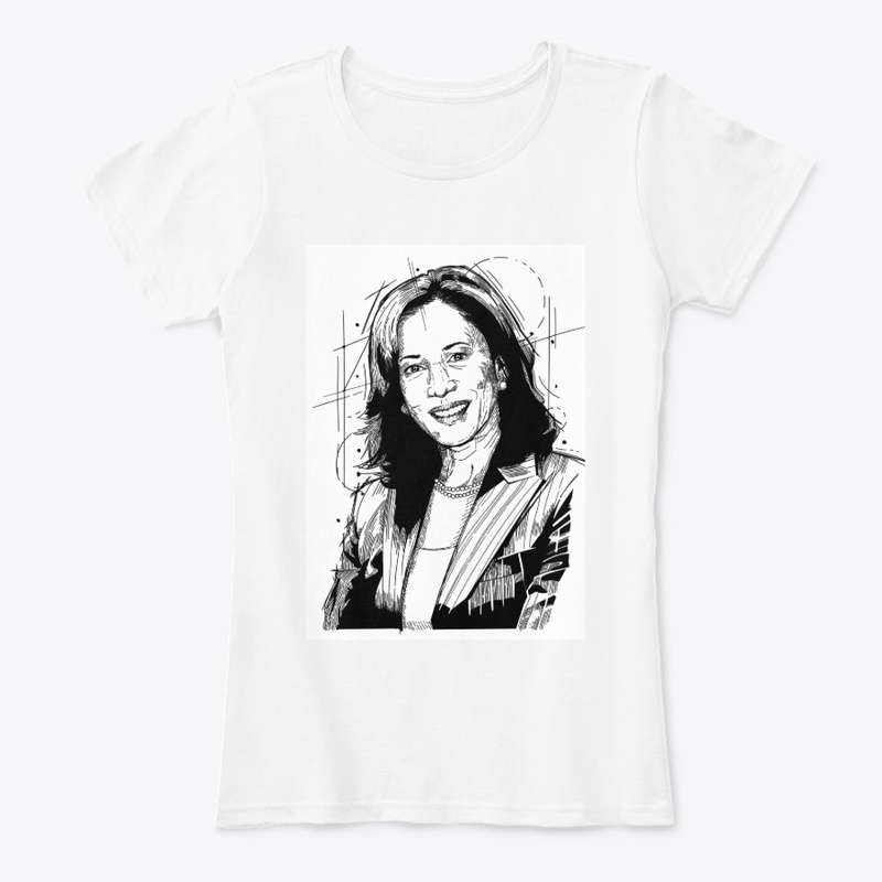 Kamala Harris Manga-Style Sketch