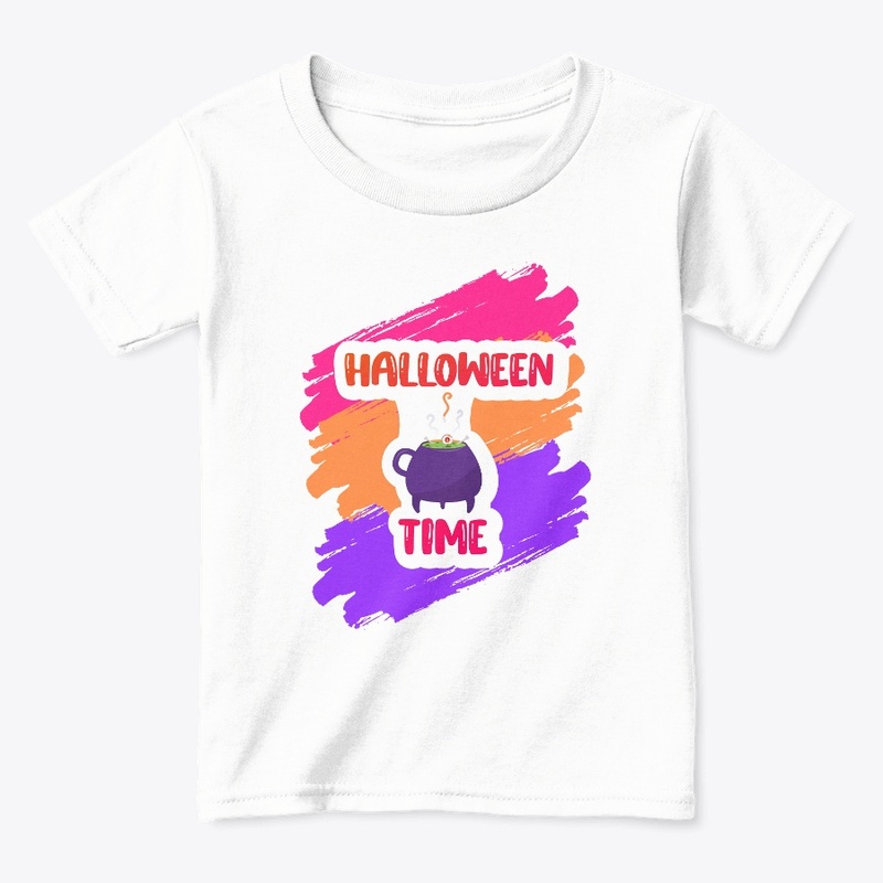 Fall and Halloween Time with Cauldron
