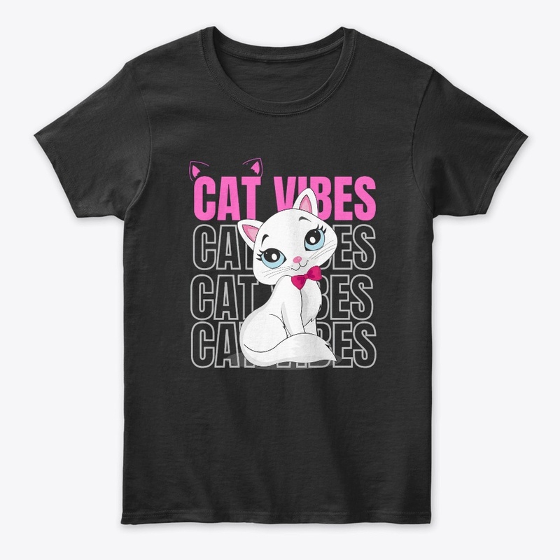 Cat Vibes Design T-Shirt