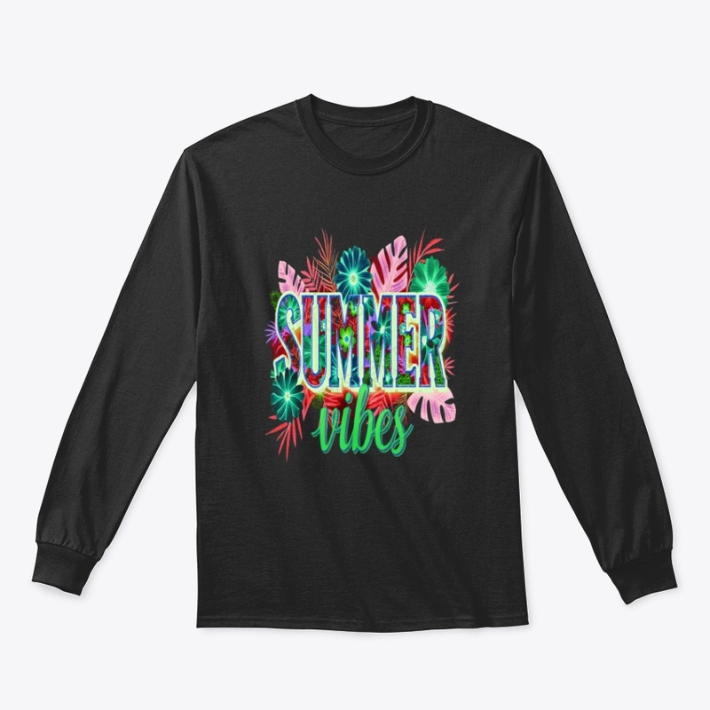 Tropical Summer Vibes Tee Shirt