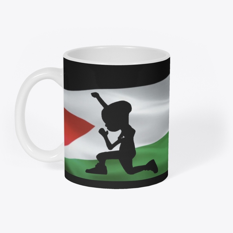 FREE PALESTINE KNEEKAEP MUG