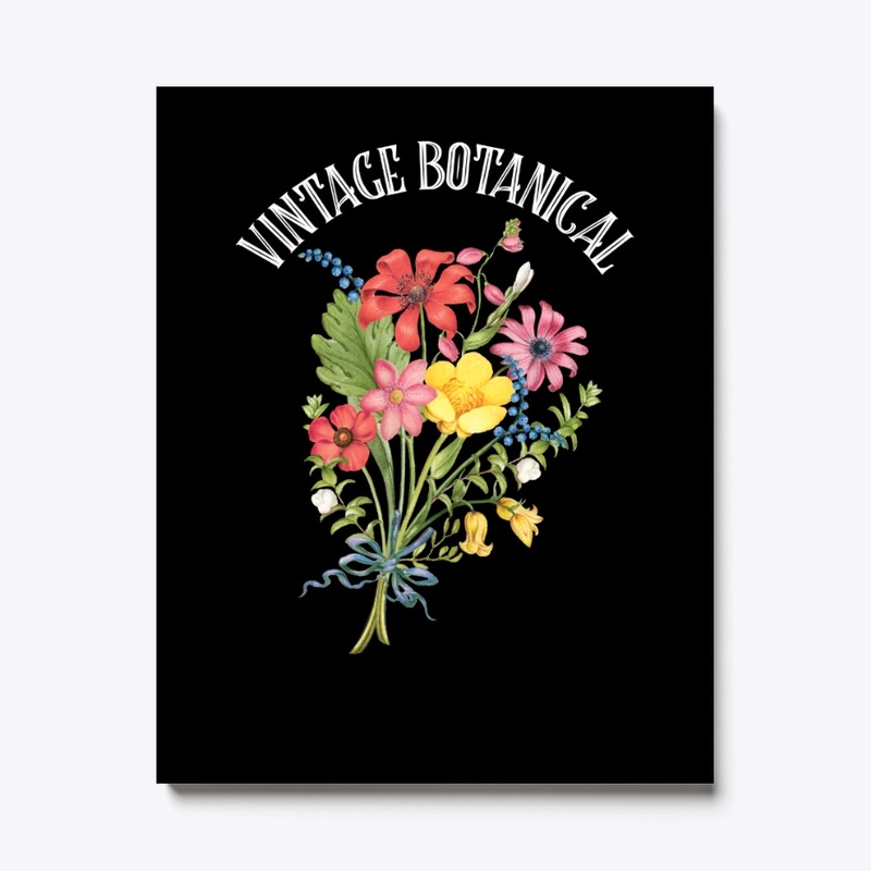 Vintage Botanical Bouquet Flowers