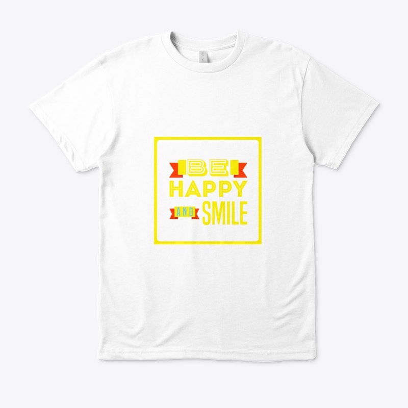 Be happy and smile sticker