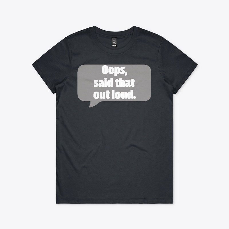 Oops, said that out loud.