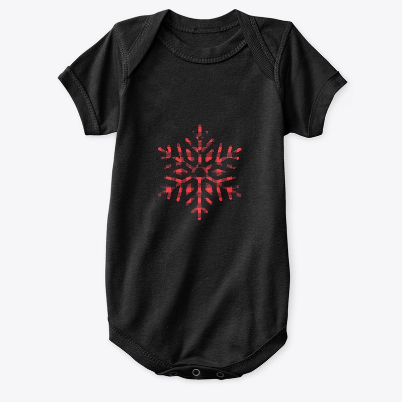 Red and Black Snowflakes 
