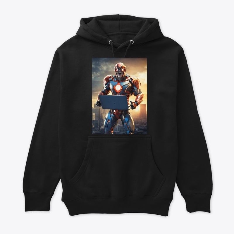 Screaming Cyborg Hero T-Shirt