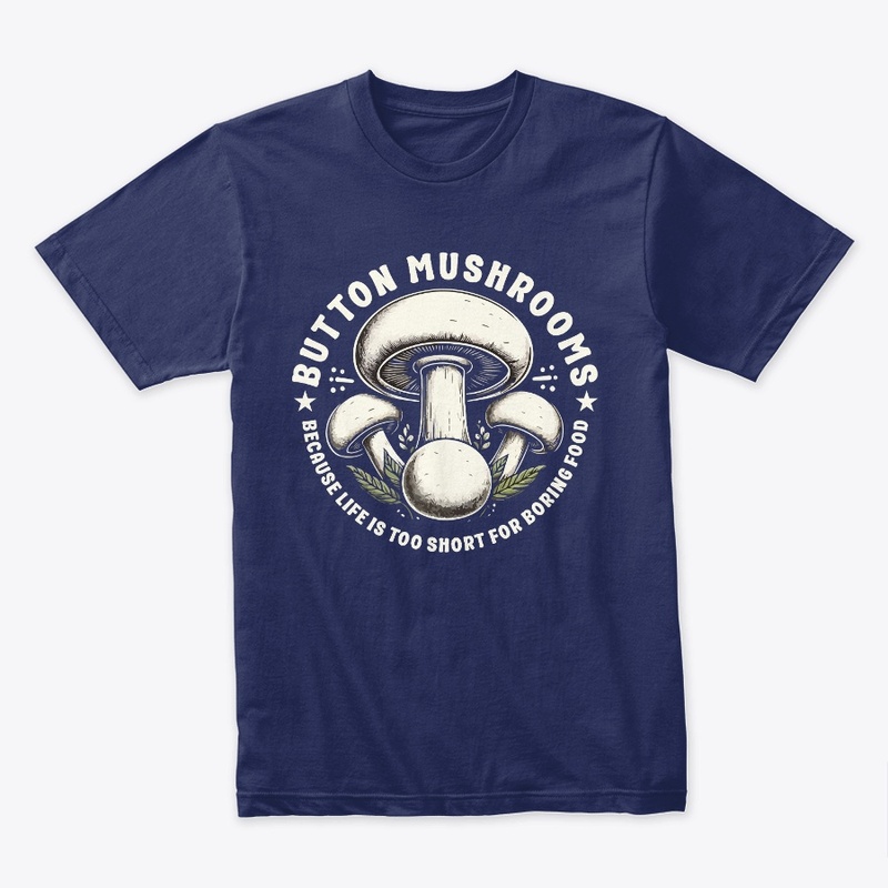 White Button Mushroom T-Shirt
