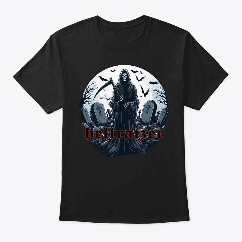 HellRaizer Reaper in Cemetery with Bats