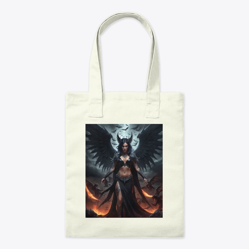 Fierce Winged Demoness Unleashed