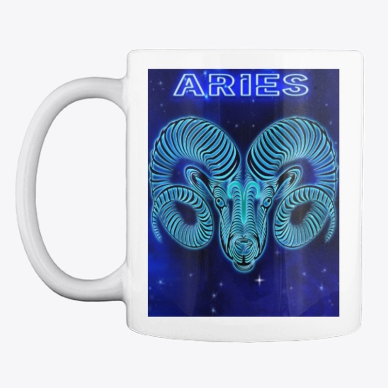 Aries Zodiac Sign Mug.