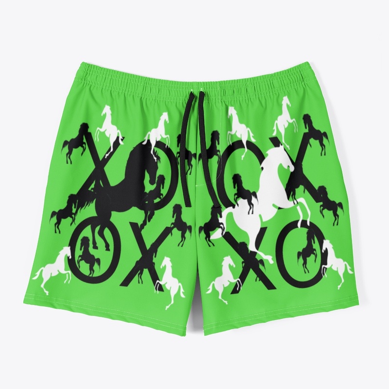 B.CREW All-Over Print Men's Swim Trunks
