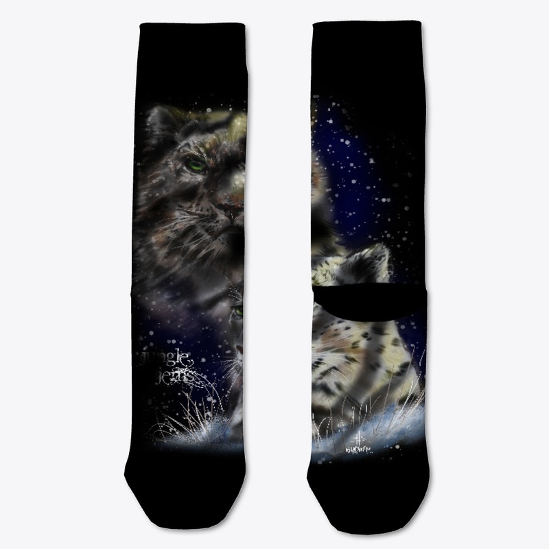 Snow Leopard Socks