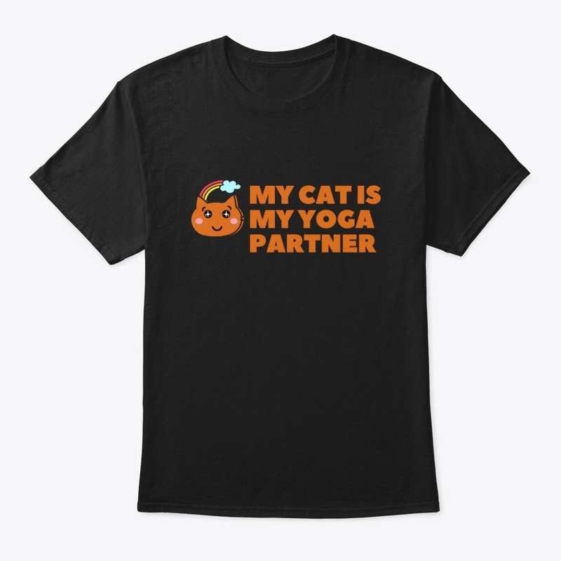 my cat is my yoga partner