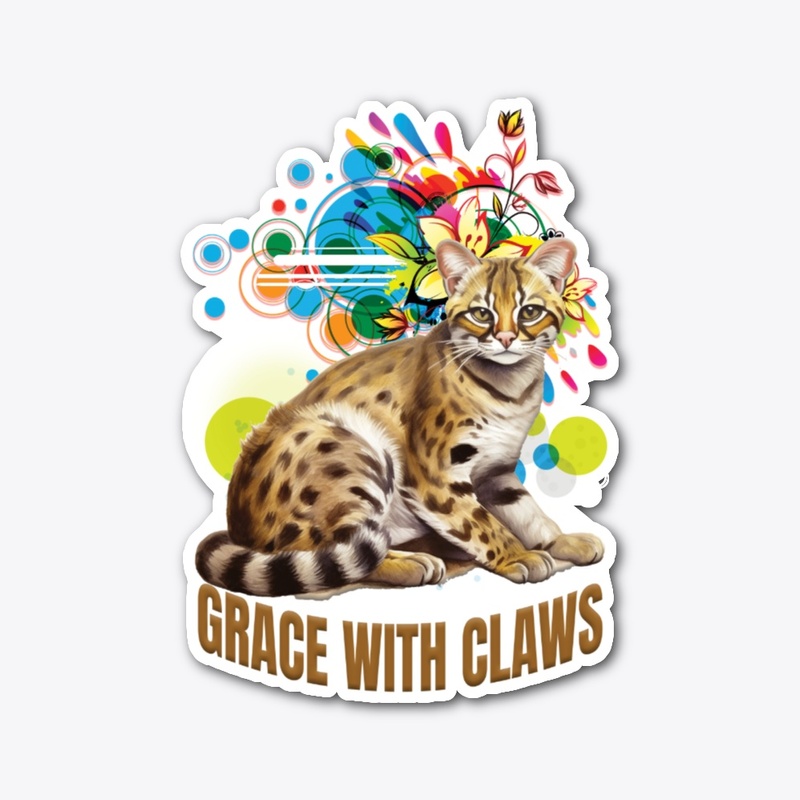 Grace With Claws White T-Shirt