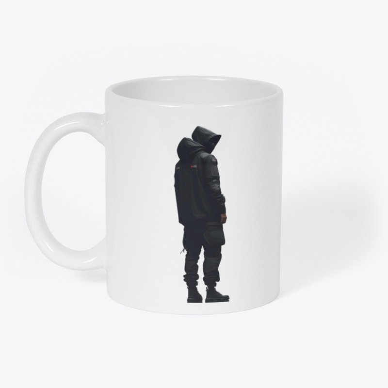 man in black hoodie standing in the dark