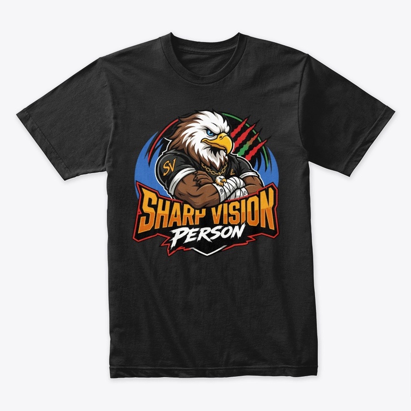 Sharp Vision Eagle Athlete Mascot
