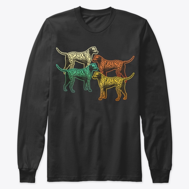 Vintage Retro Dalmatian For Dog Lover