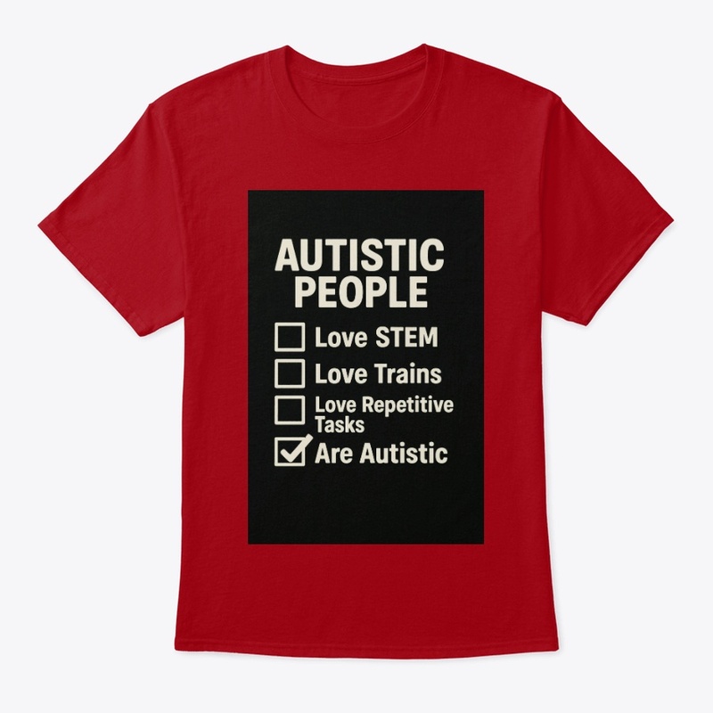 Autistic People Checkbox end stereotypes