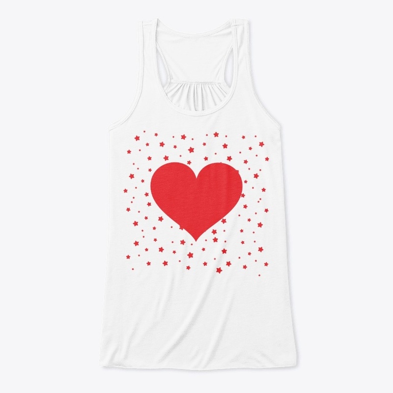 Heart with stars