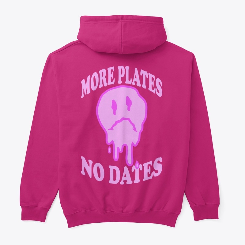 More plates, No dates (pink)