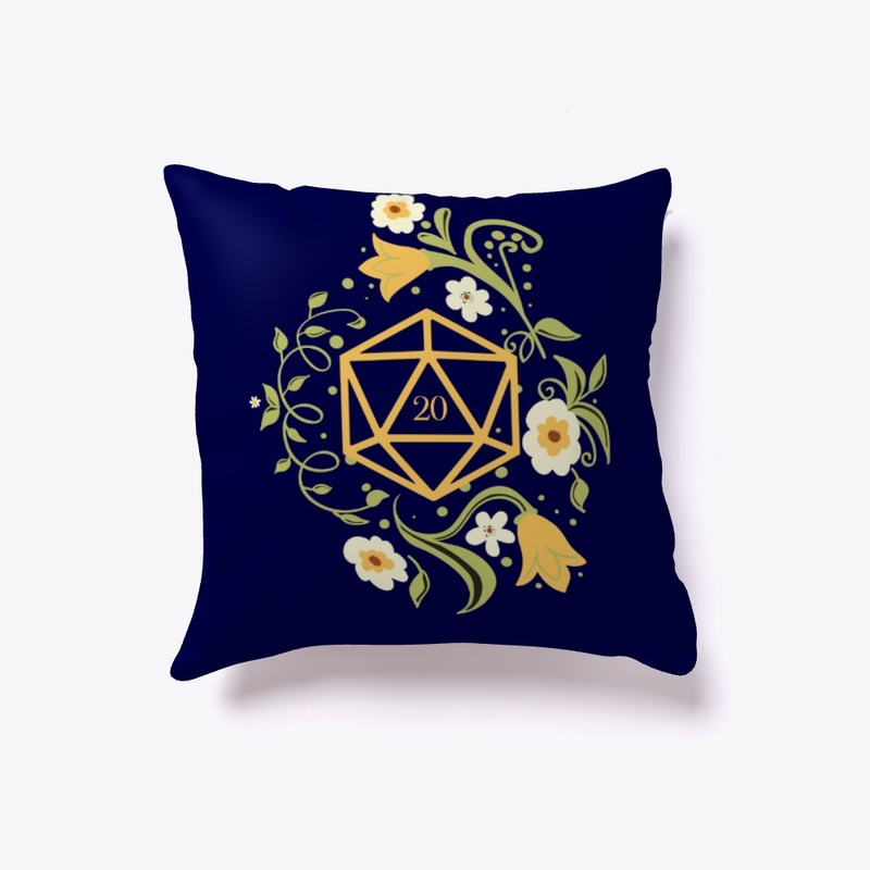 D20 Dice Flowers of the Druid